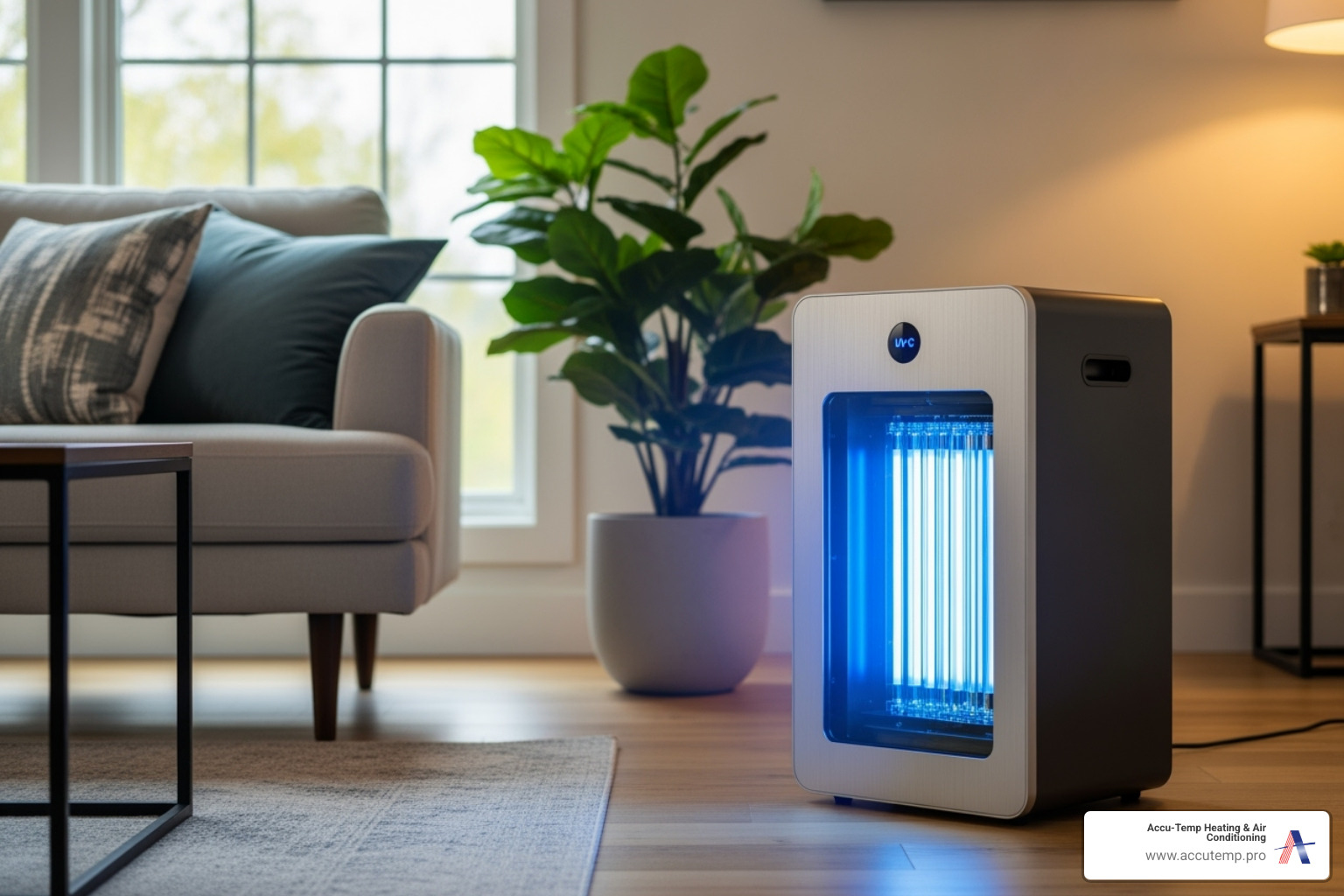 UV light air purifier