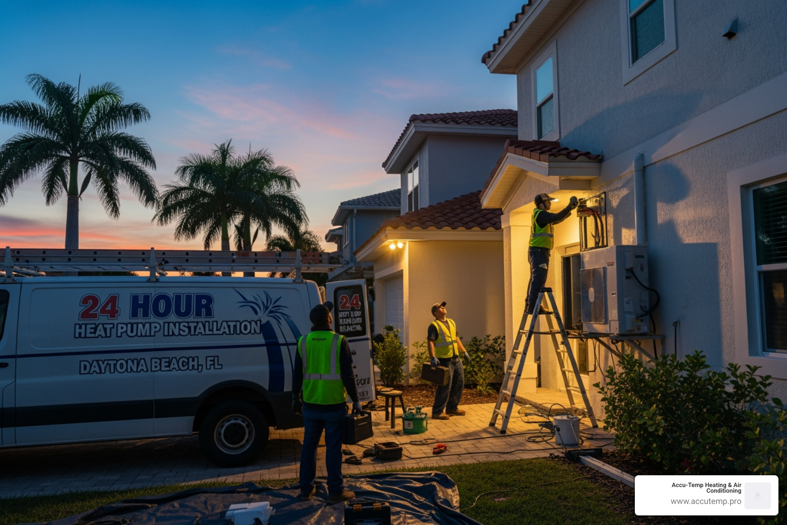 heat pumps installation 24 hour in daytona beach, fl