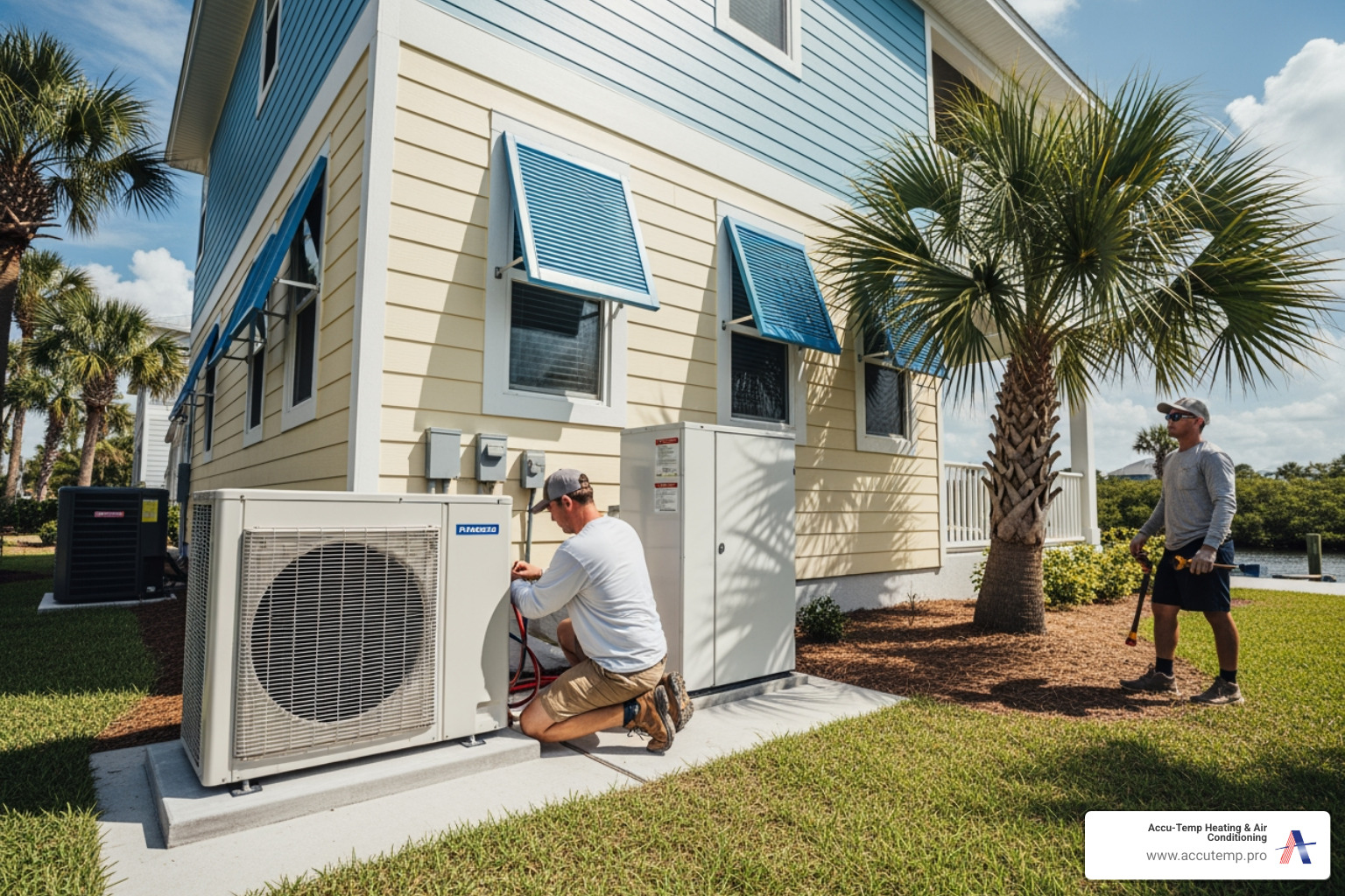 mini split heat pumps installation in flagler beach, fl