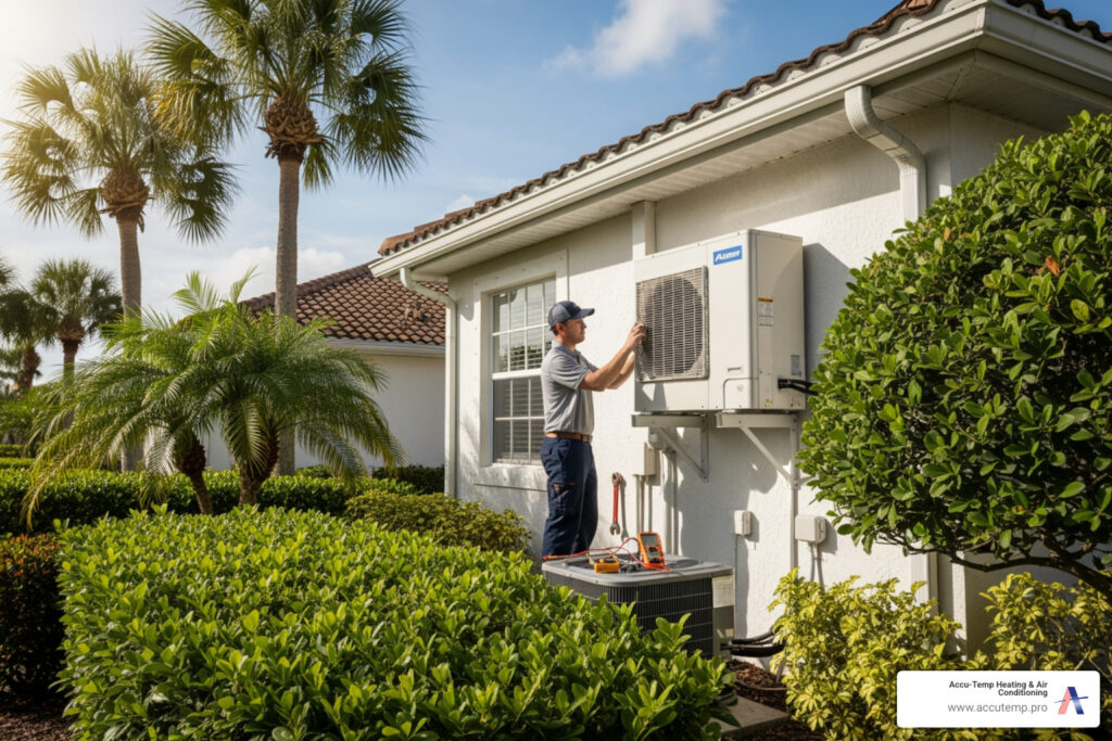 mini split heat pumps repair in palm coast, fl